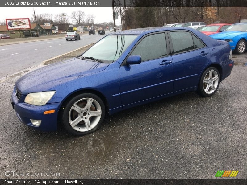 Intensa Blue Pearl / Black 2003 Lexus IS 300 Sedan