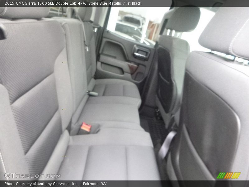 Stone Blue Metallic / Jet Black 2015 GMC Sierra 1500 SLE Double Cab 4x4