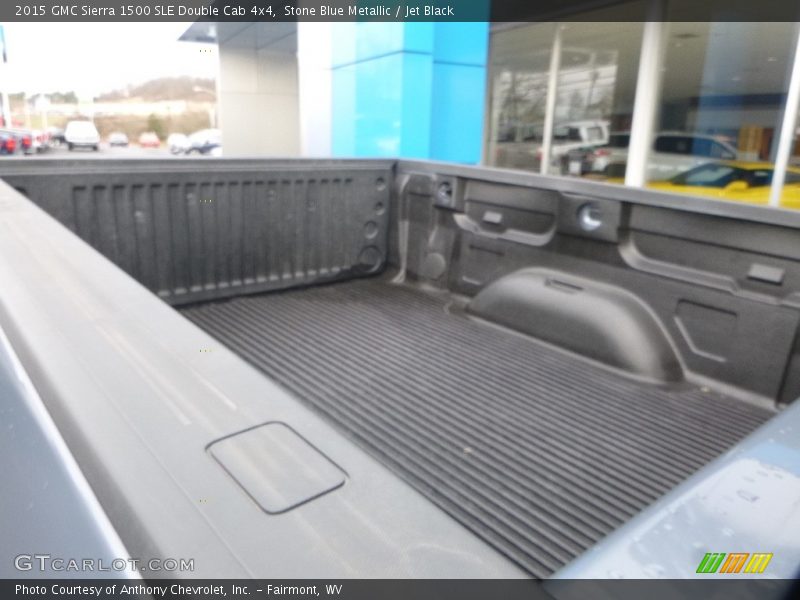 Stone Blue Metallic / Jet Black 2015 GMC Sierra 1500 SLE Double Cab 4x4