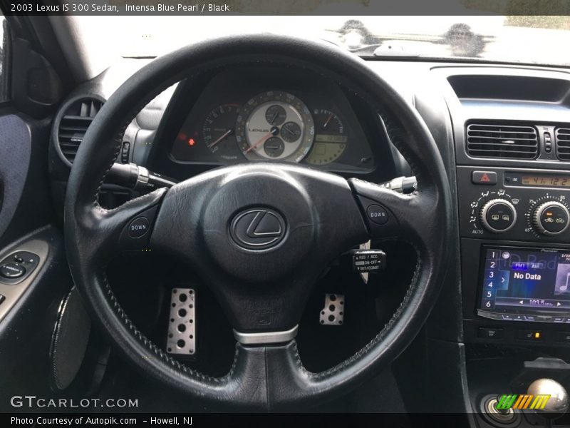 Intensa Blue Pearl / Black 2003 Lexus IS 300 Sedan