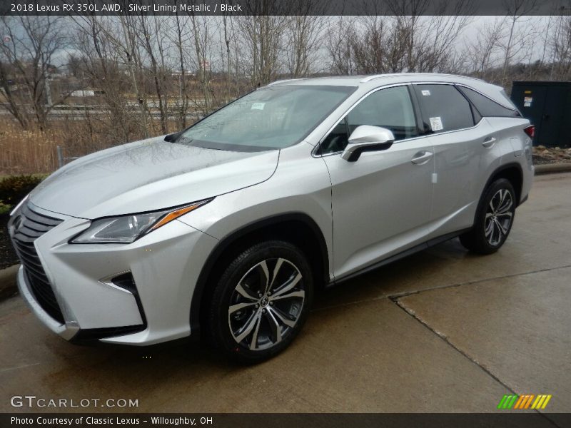 Front 3/4 View of 2018 RX 350L AWD