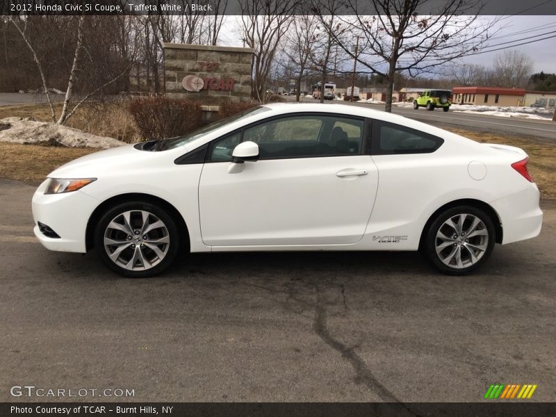 Taffeta White / Black 2012 Honda Civic Si Coupe