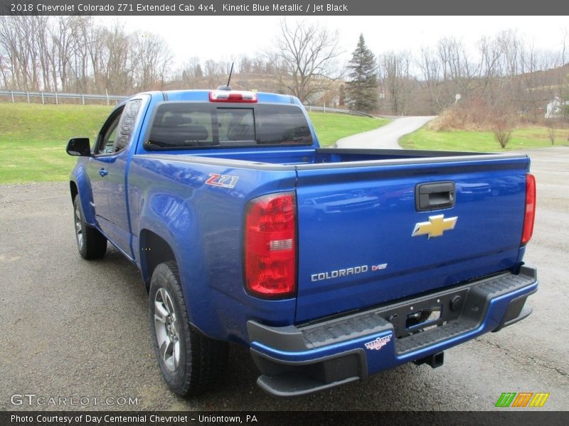 Kinetic Blue Metallic / Jet Black 2018 Chevrolet Colorado Z71 Extended Cab 4x4