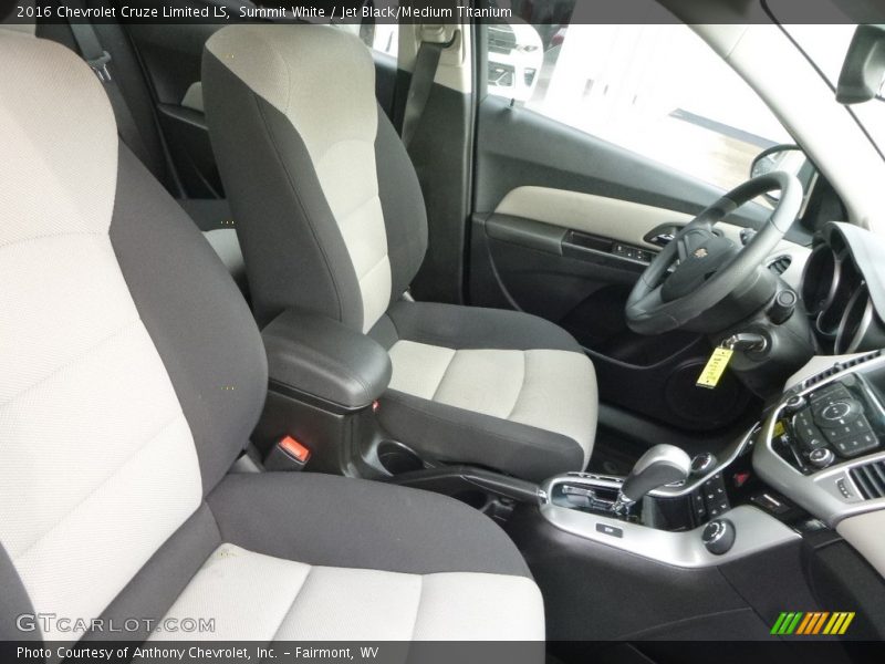 Summit White / Jet Black/Medium Titanium 2016 Chevrolet Cruze Limited LS