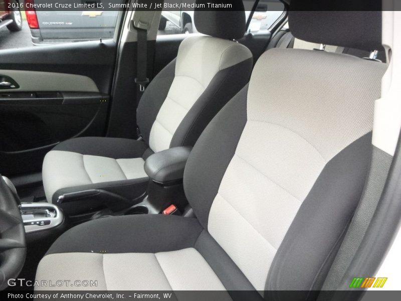 Summit White / Jet Black/Medium Titanium 2016 Chevrolet Cruze Limited LS