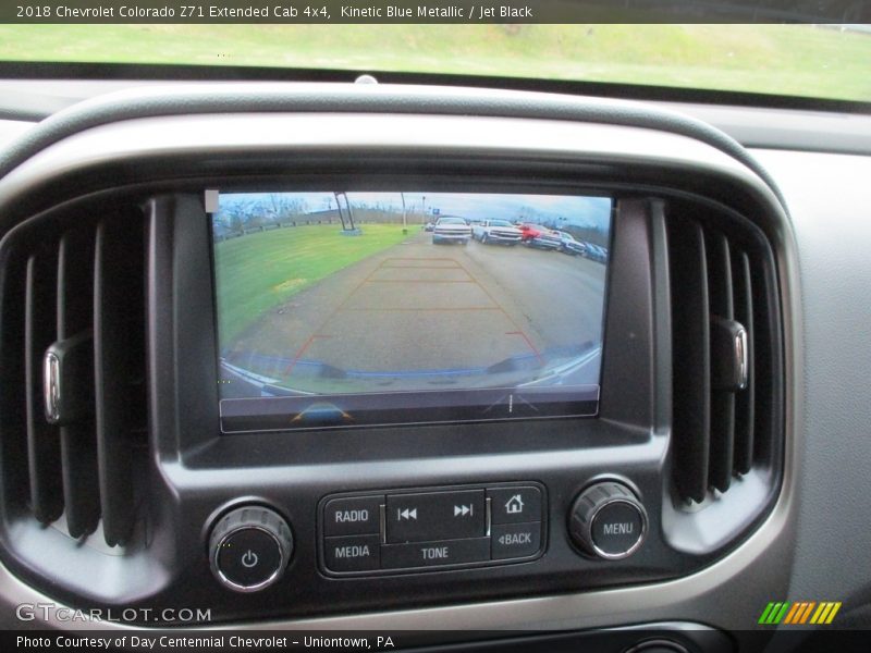 Kinetic Blue Metallic / Jet Black 2018 Chevrolet Colorado Z71 Extended Cab 4x4