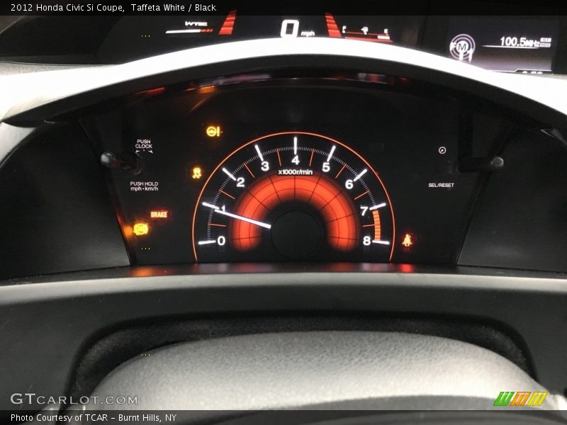 Taffeta White / Black 2012 Honda Civic Si Coupe