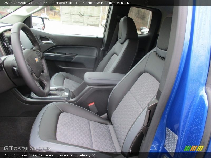 Kinetic Blue Metallic / Jet Black 2018 Chevrolet Colorado Z71 Extended Cab 4x4