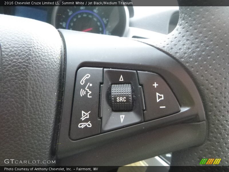 Summit White / Jet Black/Medium Titanium 2016 Chevrolet Cruze Limited LS