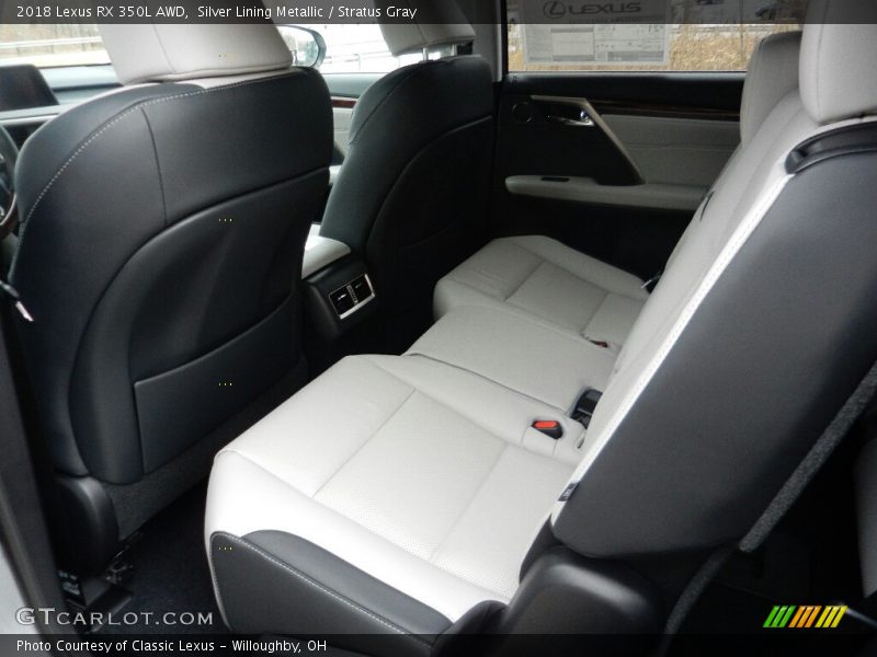 Rear Seat of 2018 RX 350L AWD