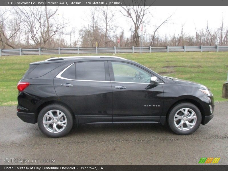Mosaic Black Metallic / Jet Black 2018 Chevrolet Equinox Premier AWD