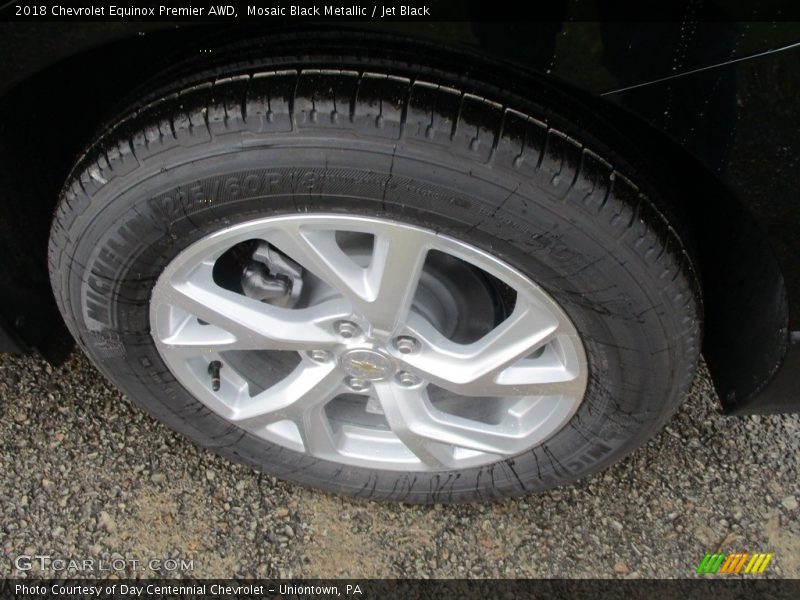 Mosaic Black Metallic / Jet Black 2018 Chevrolet Equinox Premier AWD