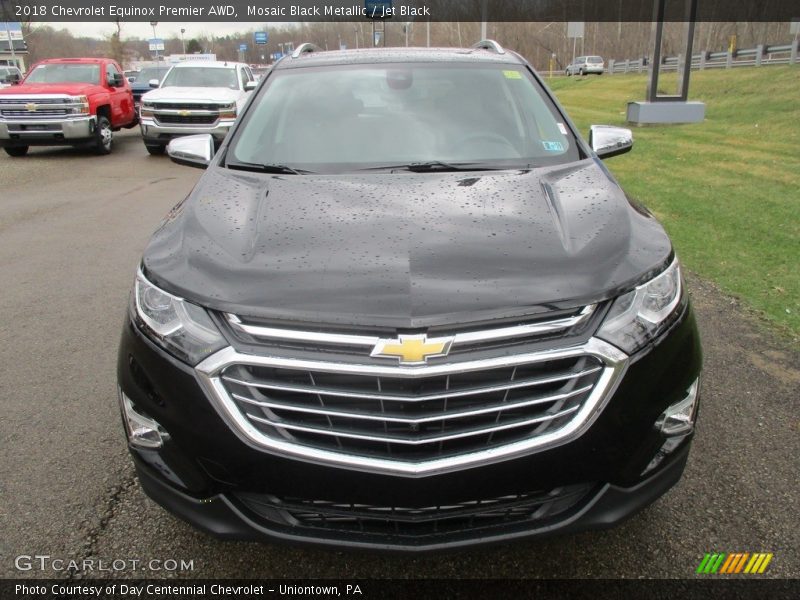 Mosaic Black Metallic / Jet Black 2018 Chevrolet Equinox Premier AWD