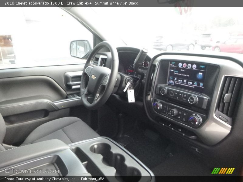 Summit White / Jet Black 2018 Chevrolet Silverado 1500 LT Crew Cab 4x4