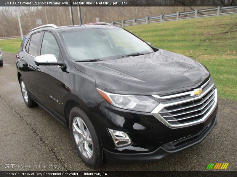 Mosaic Black Metallic / Jet Black 2018 Chevrolet Equinox Premier AWD