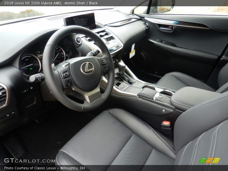  2018 NX 300h Hybrid AWD Black Interior