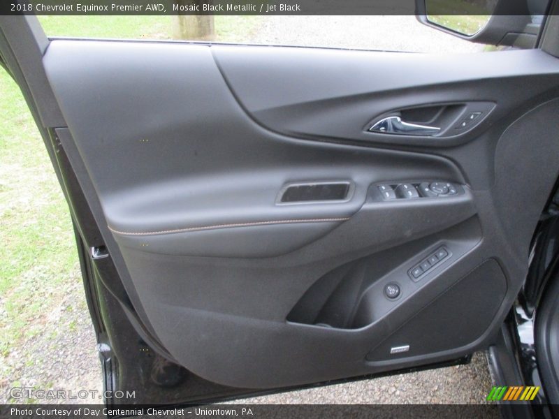 Mosaic Black Metallic / Jet Black 2018 Chevrolet Equinox Premier AWD