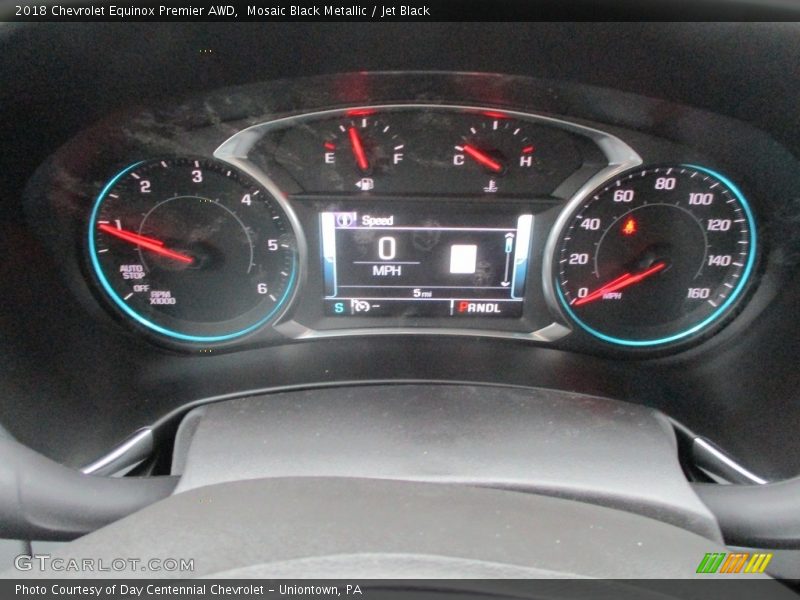 Mosaic Black Metallic / Jet Black 2018 Chevrolet Equinox Premier AWD