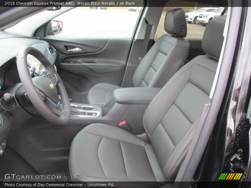 Mosaic Black Metallic / Jet Black 2018 Chevrolet Equinox Premier AWD