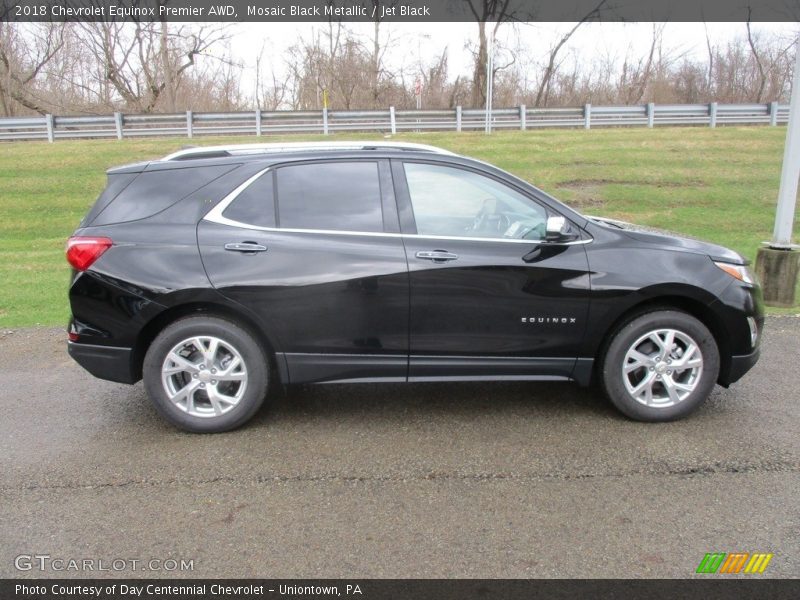 Mosaic Black Metallic / Jet Black 2018 Chevrolet Equinox Premier AWD
