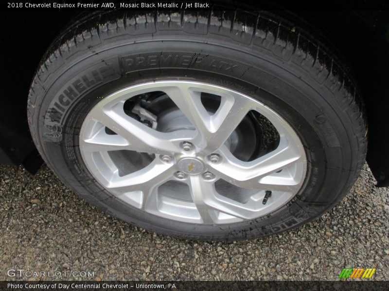 Mosaic Black Metallic / Jet Black 2018 Chevrolet Equinox Premier AWD
