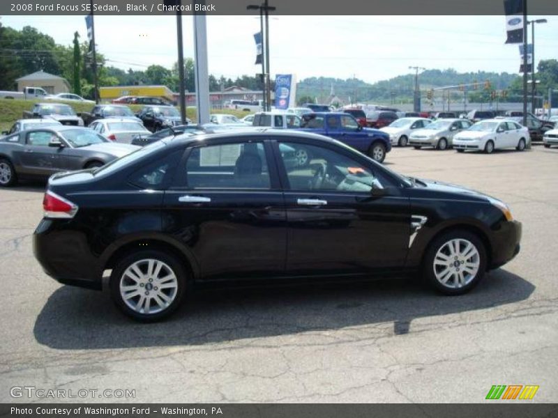 Black / Charcoal Black 2008 Ford Focus SE Sedan
