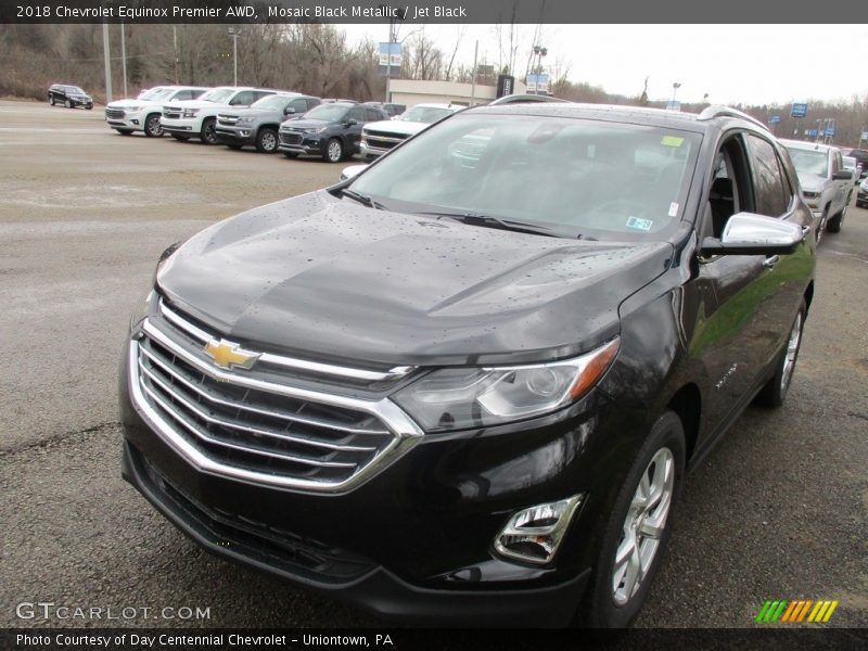 Mosaic Black Metallic / Jet Black 2018 Chevrolet Equinox Premier AWD