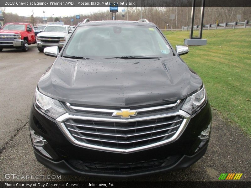 Mosaic Black Metallic / Jet Black 2018 Chevrolet Equinox Premier AWD