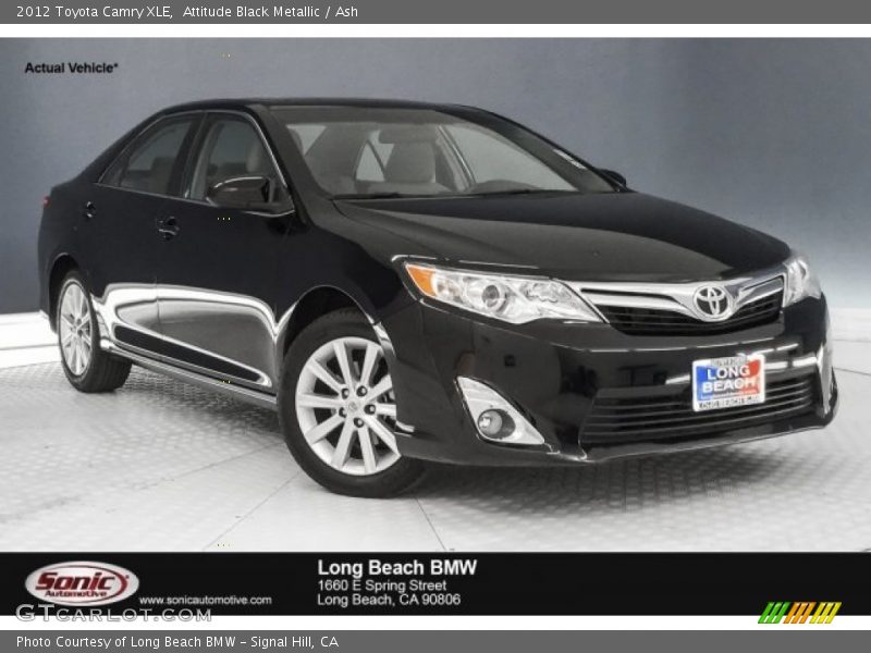 Attitude Black Metallic / Ash 2012 Toyota Camry XLE