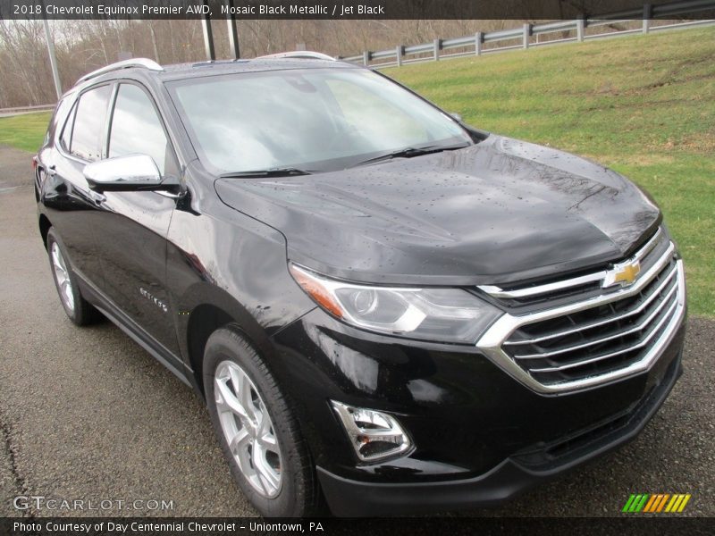 Mosaic Black Metallic / Jet Black 2018 Chevrolet Equinox Premier AWD
