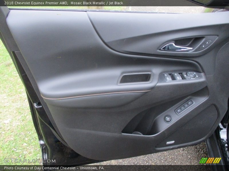 Mosaic Black Metallic / Jet Black 2018 Chevrolet Equinox Premier AWD