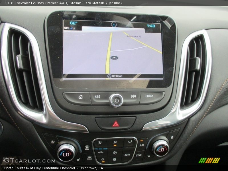 Mosaic Black Metallic / Jet Black 2018 Chevrolet Equinox Premier AWD