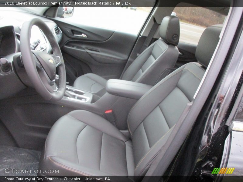 Mosaic Black Metallic / Jet Black 2018 Chevrolet Equinox Premier AWD