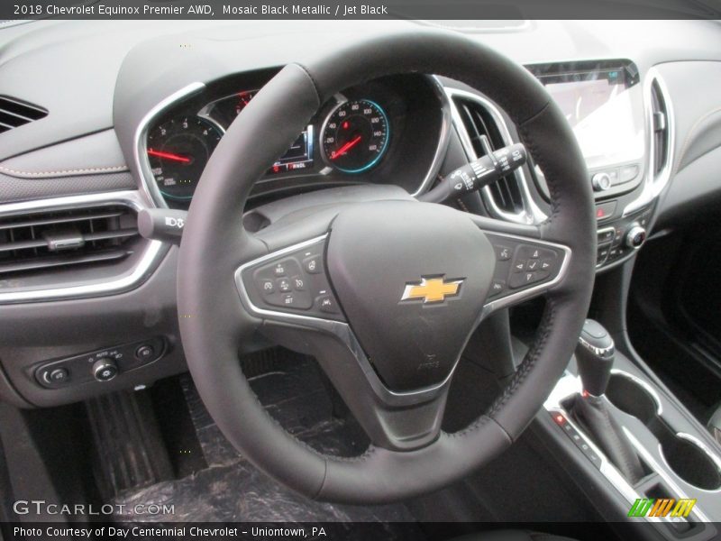 Mosaic Black Metallic / Jet Black 2018 Chevrolet Equinox Premier AWD