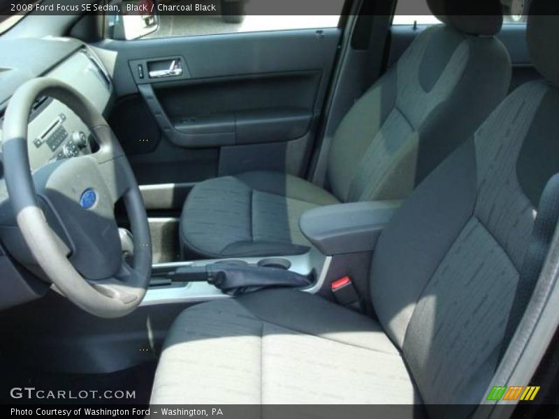 Black / Charcoal Black 2008 Ford Focus SE Sedan