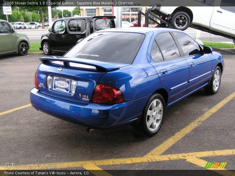 Sapphire Blue Metallic / Charcoal 2006 Nissan Sentra 1.8 S Special Edition