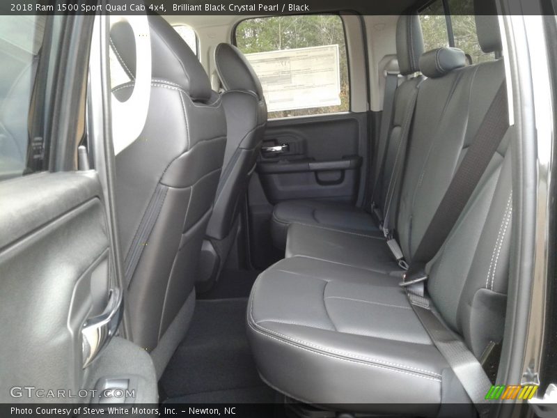 Rear Seat of 2018 1500 Sport Quad Cab 4x4