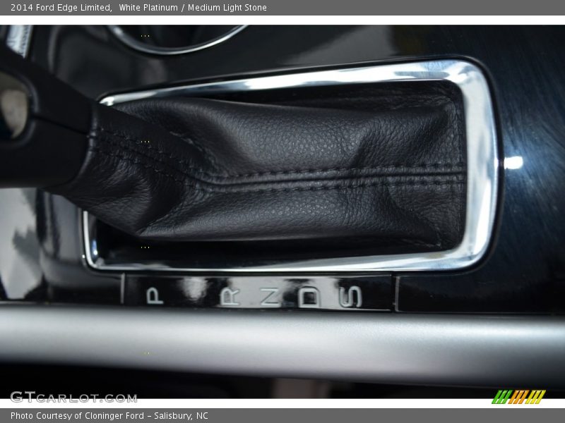 White Platinum / Medium Light Stone 2014 Ford Edge Limited