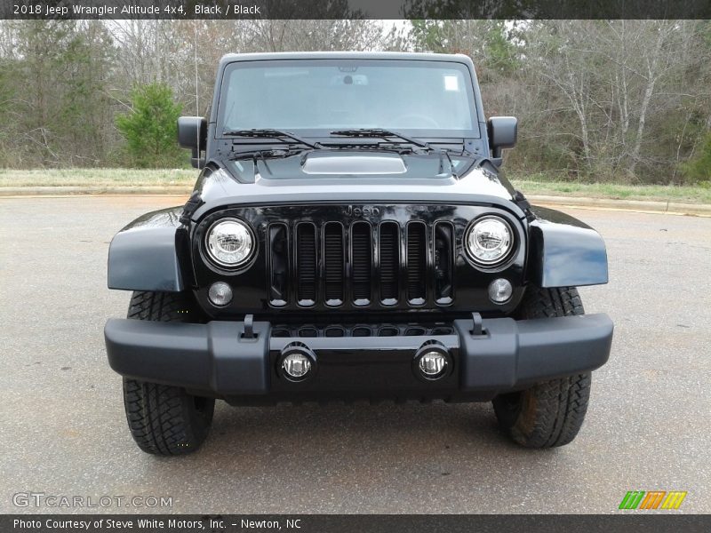 Black / Black 2018 Jeep Wrangler Altitude 4x4