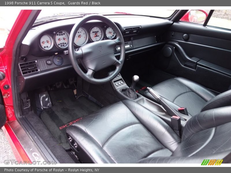Black Interior - 1998 911 Carrera S Coupe 