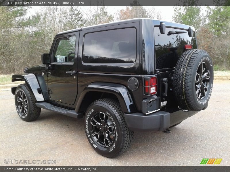 Black / Black 2018 Jeep Wrangler Altitude 4x4