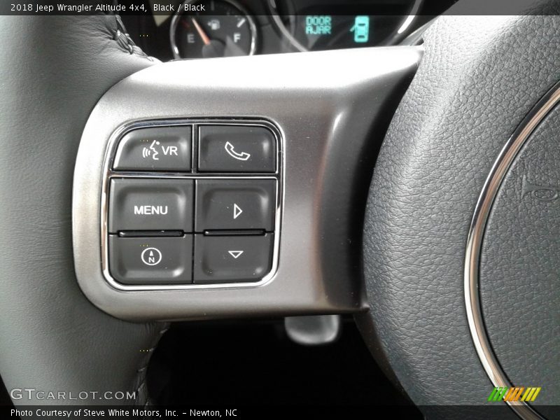 Controls of 2018 Wrangler Altitude 4x4