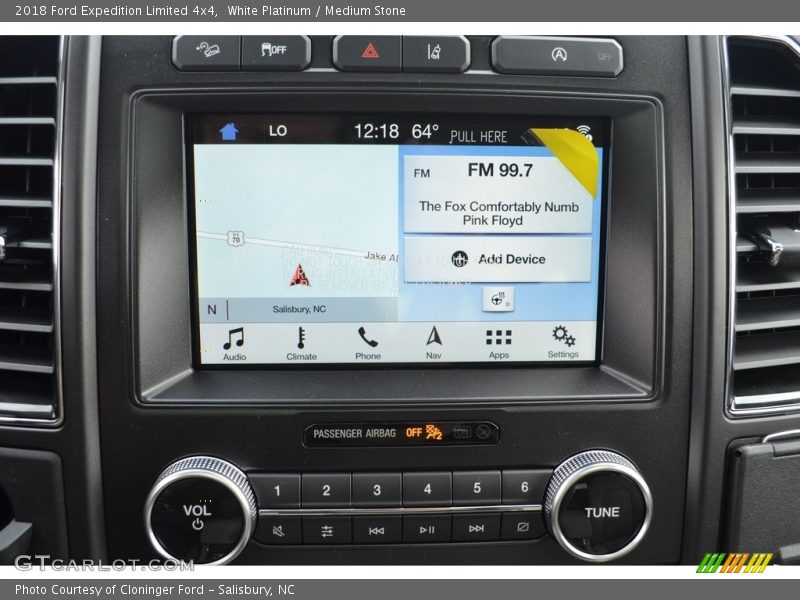 Navigation of 2018 Expedition Limited 4x4