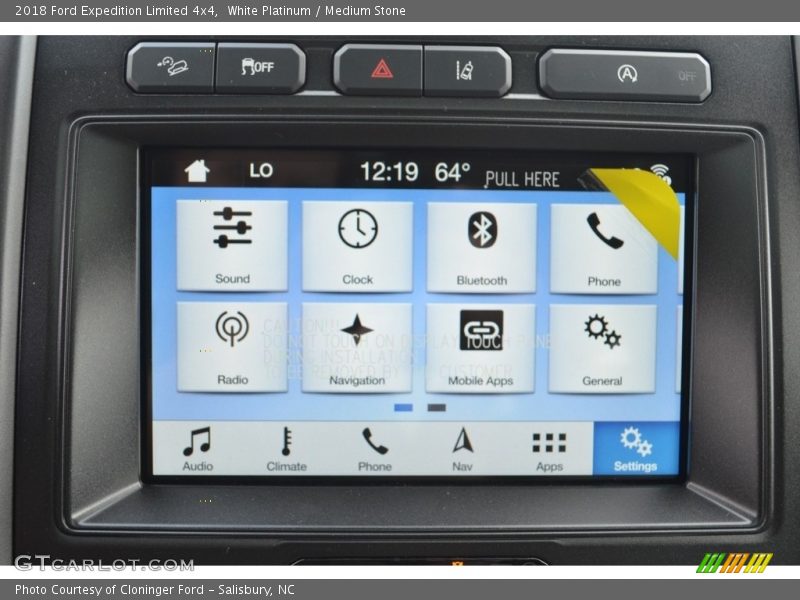 White Platinum / Medium Stone 2018 Ford Expedition Limited 4x4