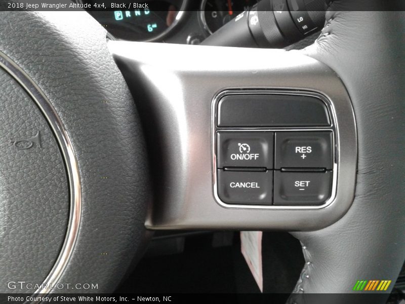 Controls of 2018 Wrangler Altitude 4x4