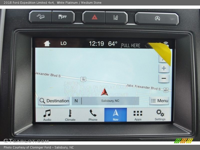 White Platinum / Medium Stone 2018 Ford Expedition Limited 4x4