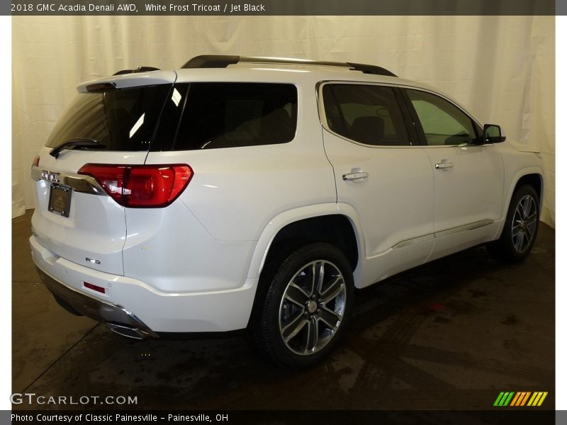 White Frost Tricoat / Jet Black 2018 GMC Acadia Denali AWD