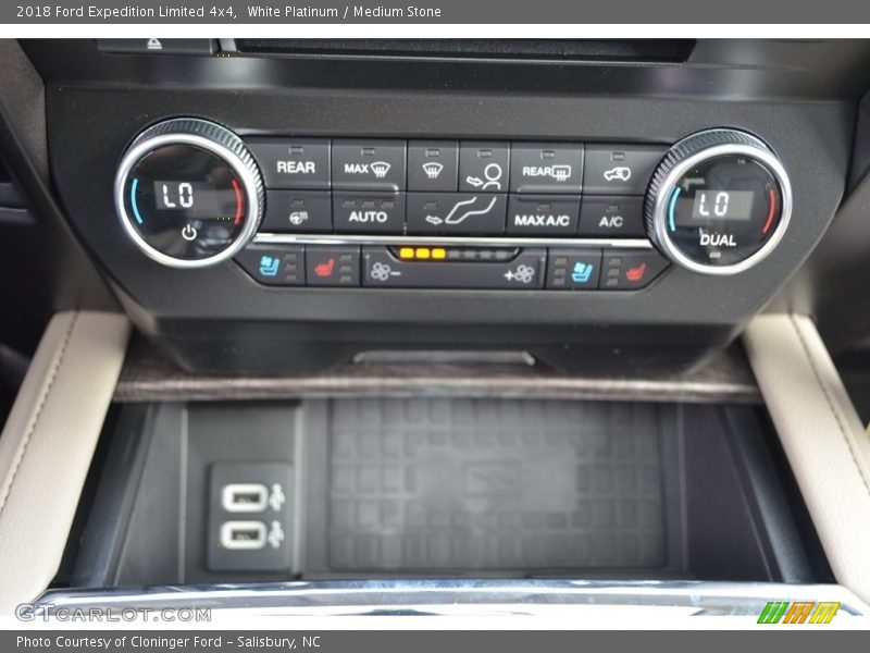 Controls of 2018 Expedition Limited 4x4