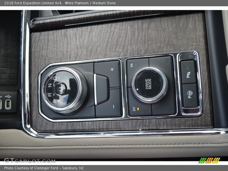 Controls of 2018 Expedition Limited 4x4