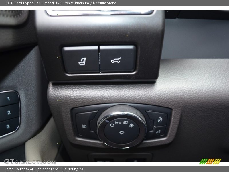 White Platinum / Medium Stone 2018 Ford Expedition Limited 4x4